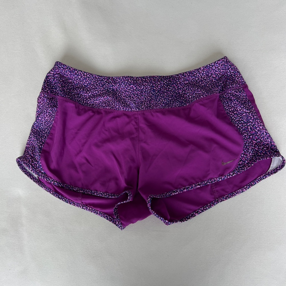 Purple Nike Running Shorts